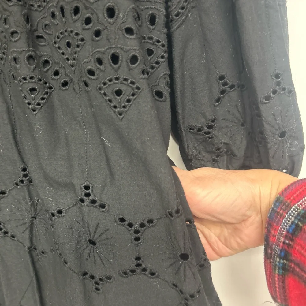 Universal Thread Black Long Sleeve Dress - Picture 4 of 5